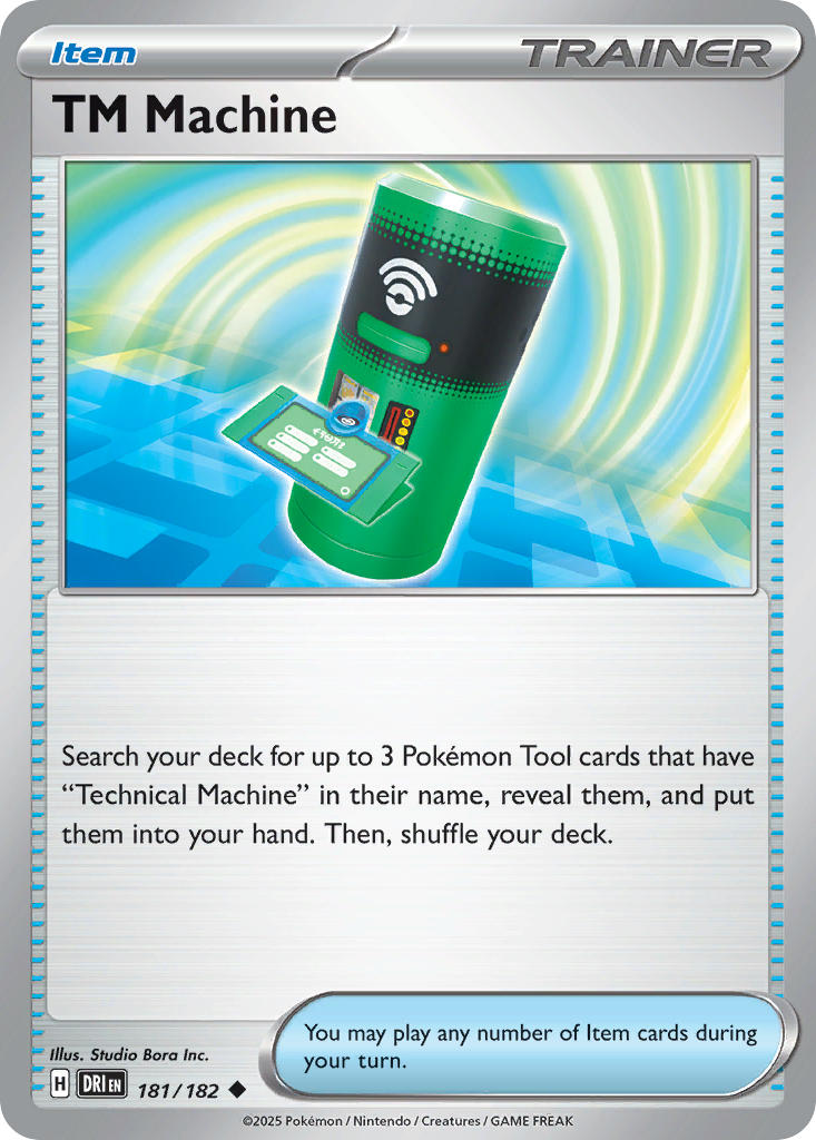 TM Machine⁣ - Destined Rivals⁣ (Uncommon)⁣ [181] English / Near Mint / Normal