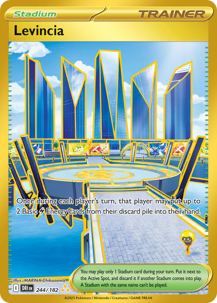 Levincia⁣ - Destined Rivals⁣ (Secret Rare)⁣ [244] English / Near Mint / Normal