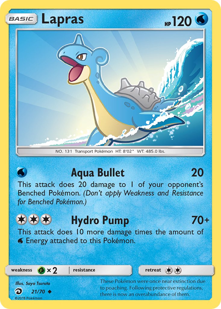 Lapras - Dragon Majesty (Uncommon) [DRM-21] English / Near Mint / Normal