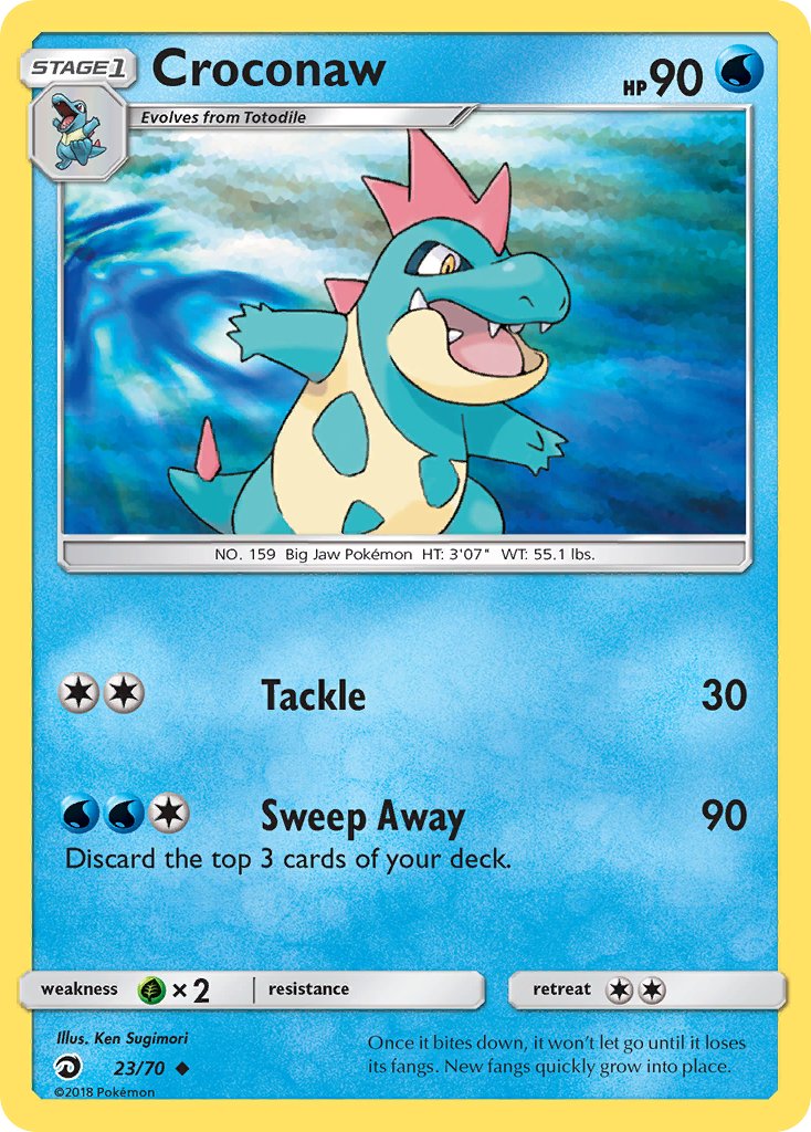 Croconaw - Dragon Majesty (Uncommon) [DRM-23] English / Near Mint / Normal
