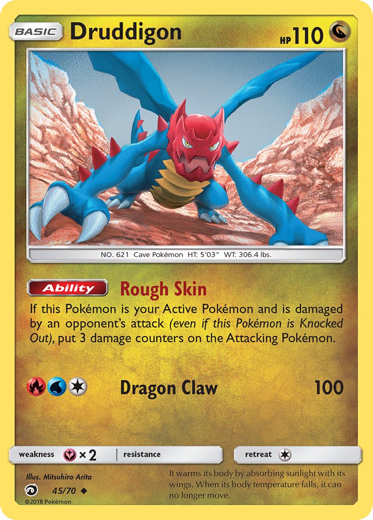 Druddigon - Dragon Majesty (Uncommon) [DRM-45] English / Near Mint / Normal