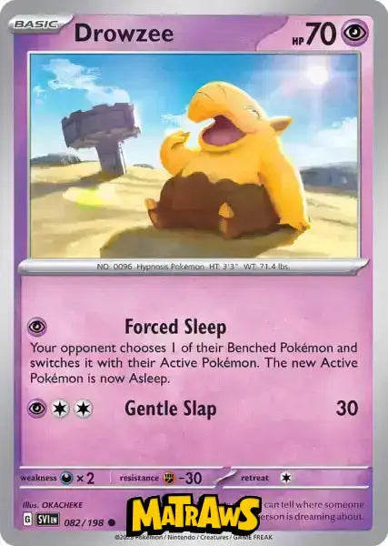 Drowzee - 082/198 Enkeltkort Scarlet & Violet Base Set 