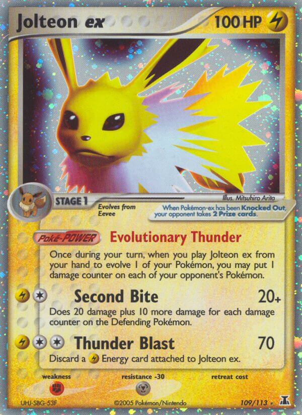 Jolteon ex - EX Delta Species (Ultra Rare) [DS-109] English / Near Mint / Normal