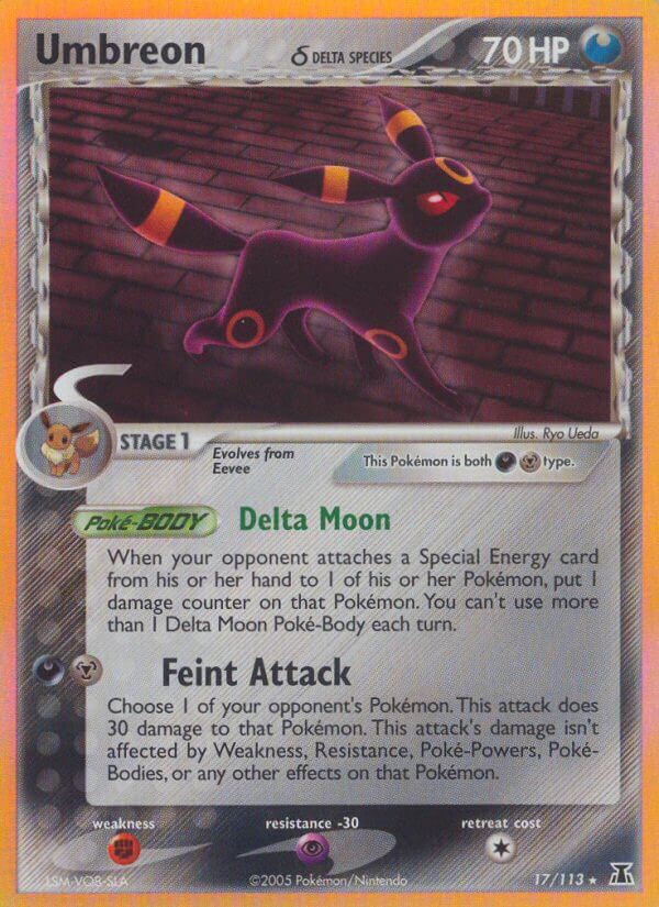 Umbreon δ Delta Species - EX Delta Species (Holo Rare) [DS-17] English / Near Mint / Normal