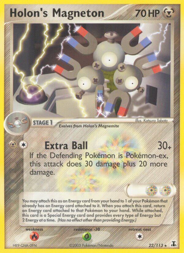 Holon's Magneton⁣ - EX Delta Species⁣ (Rare)⁣ [22] English / Played / Reverse-Holo Normal