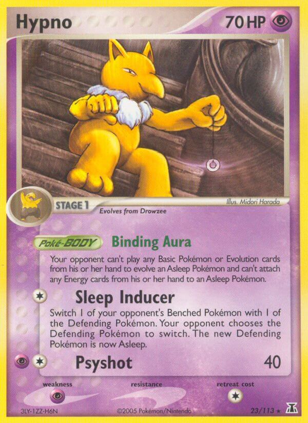 Hypno - EX Delta Species (Rare) [DS-23] English / Near Mint / Normal