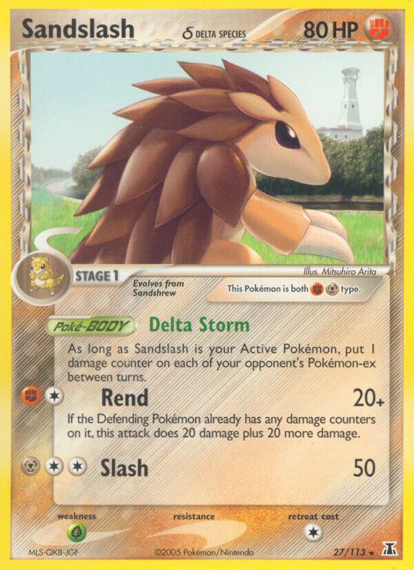 Sandslash δ Delta Species - EX Delta Species (Rare) [DS-27] English / Near Mint / Normal