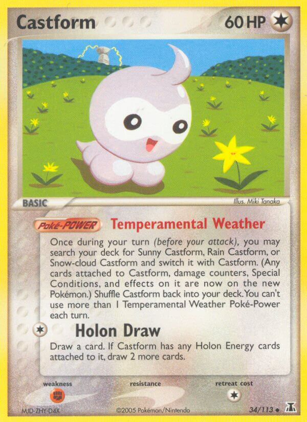 Castform - EX Delta Species (Uncommon) [DS-34] English / Near Mint / Normal
