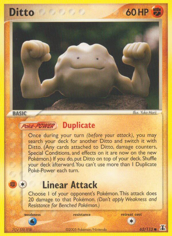Ditto⁣ - EX Delta Species⁣ (Common)⁣ [62] English / Near Mint / Normal