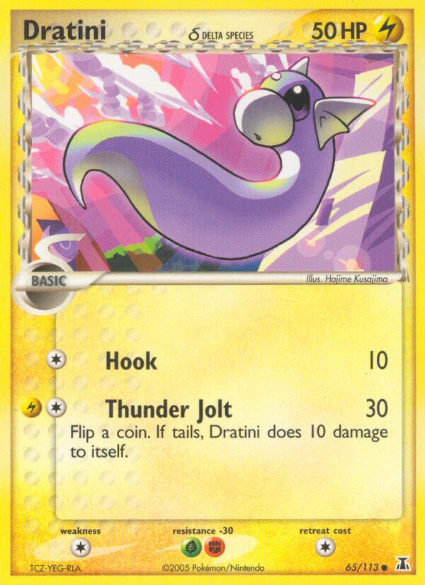 Dratini δ Delta Species (Hook) - EX Delta Species (Common) [DS-65] English / Near Mint / Normal