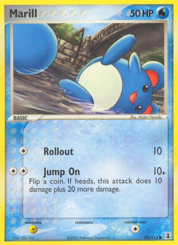 Marill - EX Delta Species (Common) [DS-76] English / Near Mint / Normal
