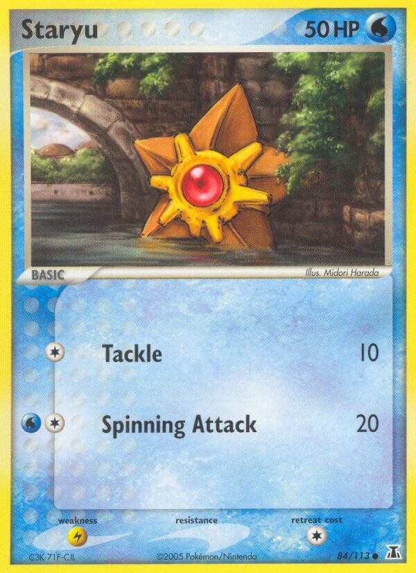 Staryu (Tackle) - EX Delta Species (Common) [DS-84] English / Near Mint / Normal