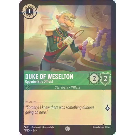 Duke of Weselton - Opportunistic Official - Foil (Common)