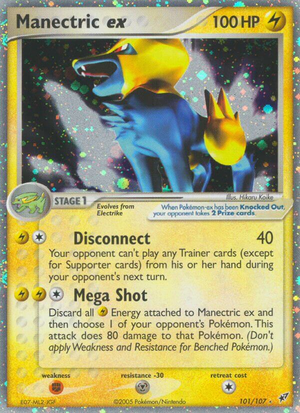 Manectric ex - EX Deoxys (Ultra Rare) [DX-101] English / Near Mint / Normal