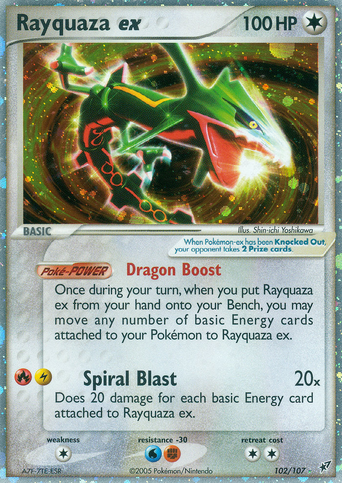 Rayquaza ex - EX Deoxys (Ultra Rare) [DX-102] English / Near Mint / Normal