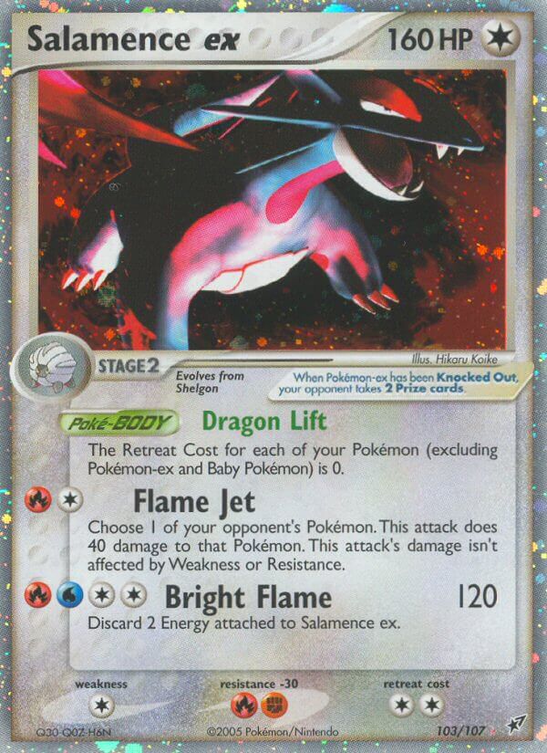 Salamence ex - EX Deoxys (Ultra Rare) [DX-103] English / Near Mint / Normal