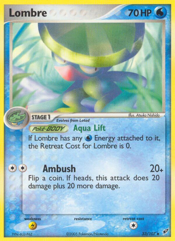 Lombre - EX Deoxys (Uncommon) [DX-33] English / Near Mint / Normal