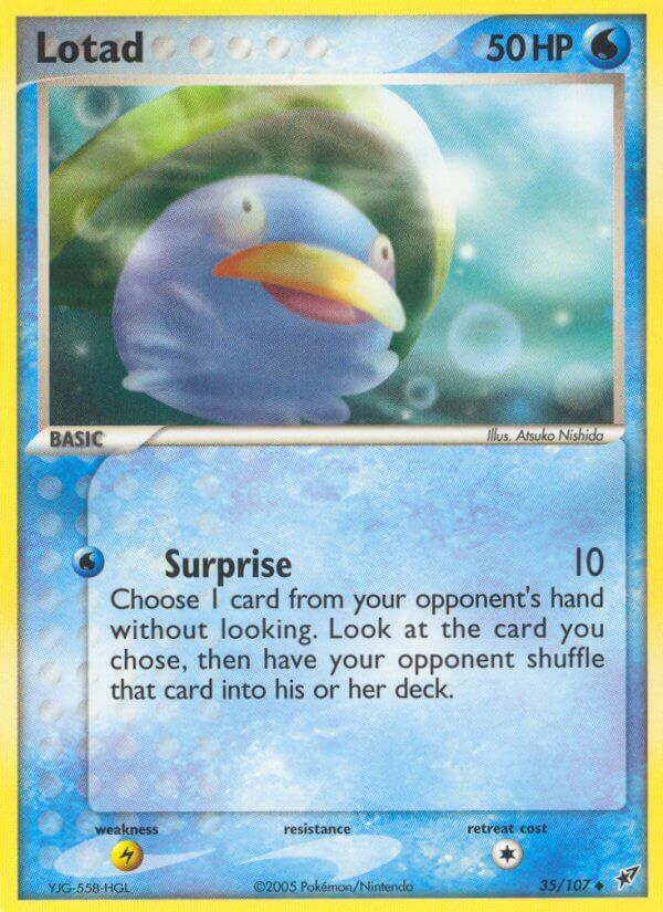 Lotad - EX Deoxys (Uncommon) [DX-35] English / Near Mint / Normal