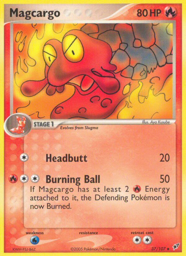 Magcargo - EX Deoxys (Uncommon) [DX-37] English / Near Mint / Normal