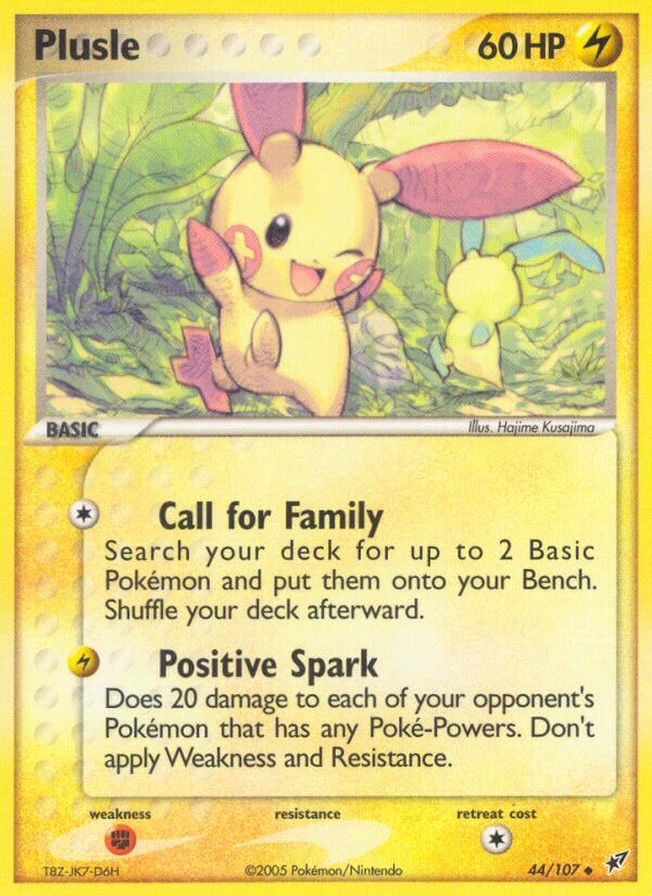 Plusle - EX Deoxys (Uncommon) [DX-44] English / Near Mint / Normal