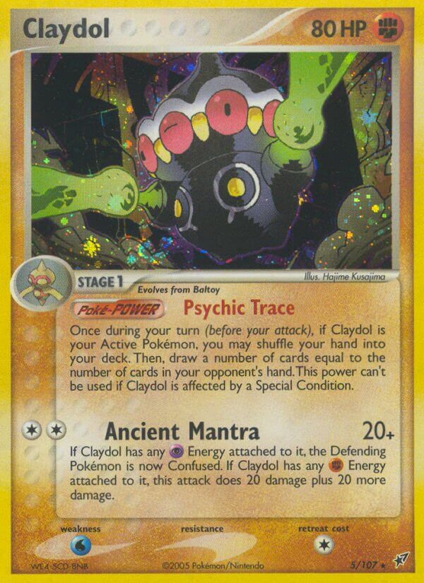 Claydol EX Deoxys Holo Rare DX-5 Kortspil