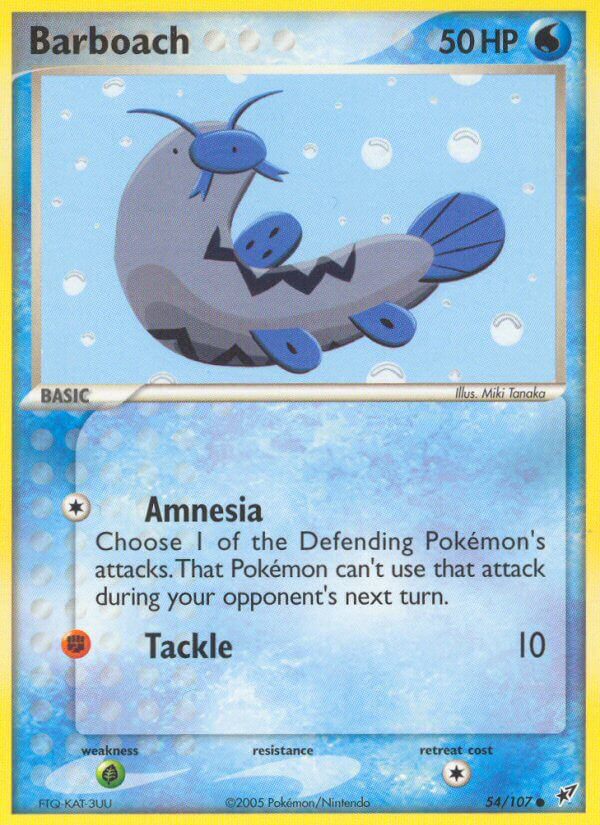 Barboach - EX Deoxys (Common) [DX-54] English / Near Mint / Normal