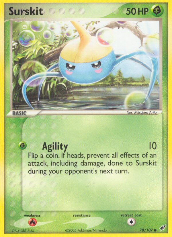 Surskit - EX Deoxys (Common) [DX-78] English / Near Mint / Normal