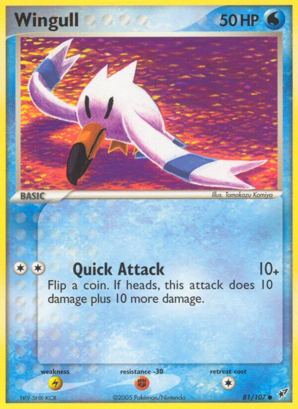 Wingull⁣ - EX Deoxys⁣ (Common)⁣ [81] English / Near Mint / Normal