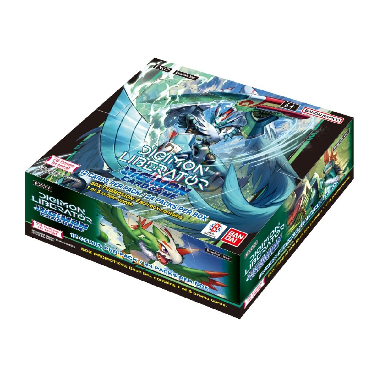 Digimon Card Game: EX07 - Digimon Liberator - Booster Display Box (24 Pakker)