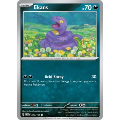 Ekans - 023/165 - Enkeltkort