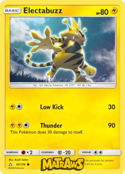 Electabuzz - 43/156 Enkeltkort