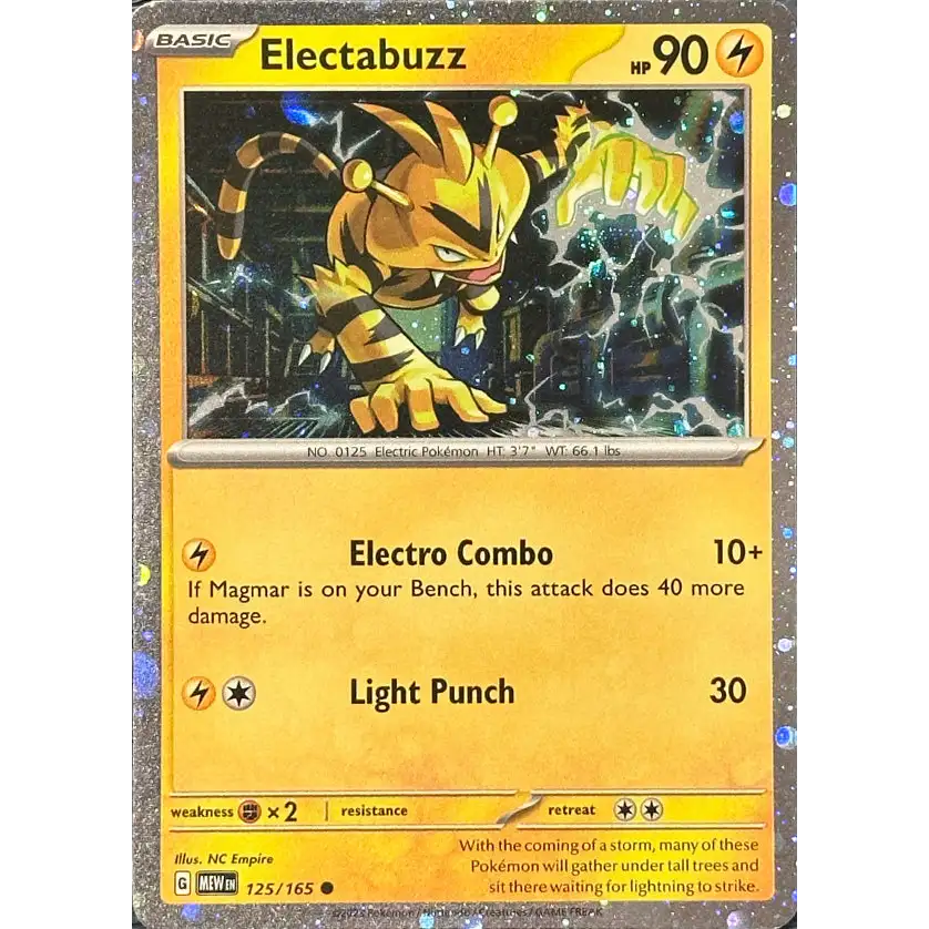 Electabuzz - Cosmos Foil - 125/165 - Enkeltkort