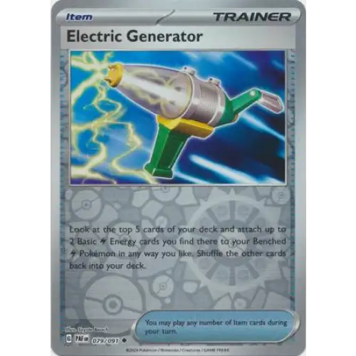 Electric Generator - Reverse - 079/091 - Enkeltkort
