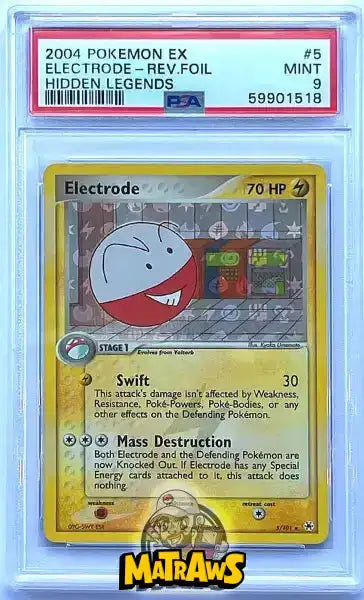 Electrode - Reverse Holo (EX Hidden Legends) - PSA 9 (Mint) Graded Card PSA 