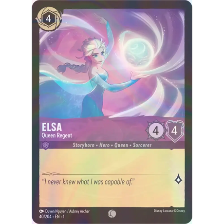 Elsa - Queen Regent - Foil (Common) - 40/204 - Disney