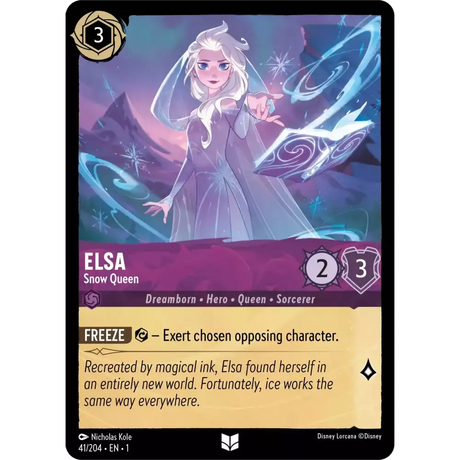 Elsa - Snow Queen (Uncommon) - 41/204 - Disney Lorcana