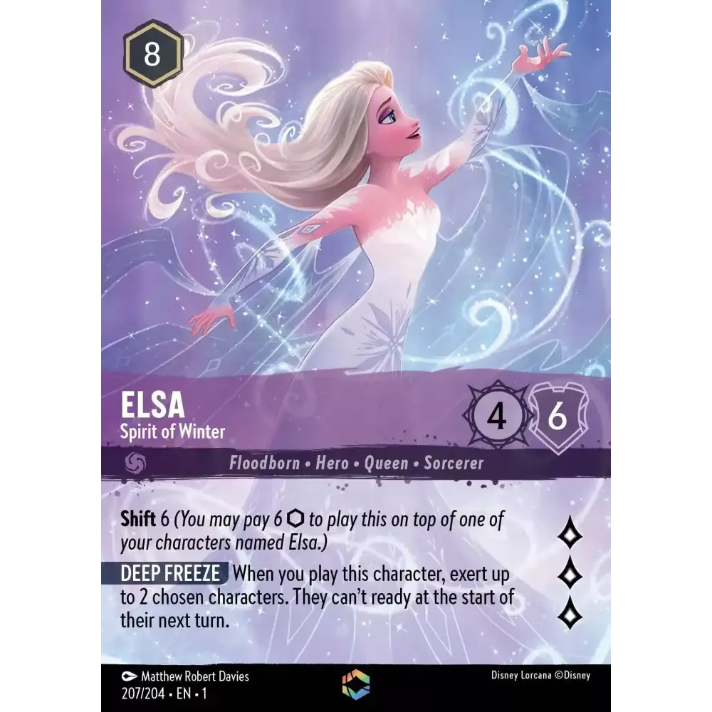 Elsa - Spirit of Winter (Echanted) - 207/204 - Disney