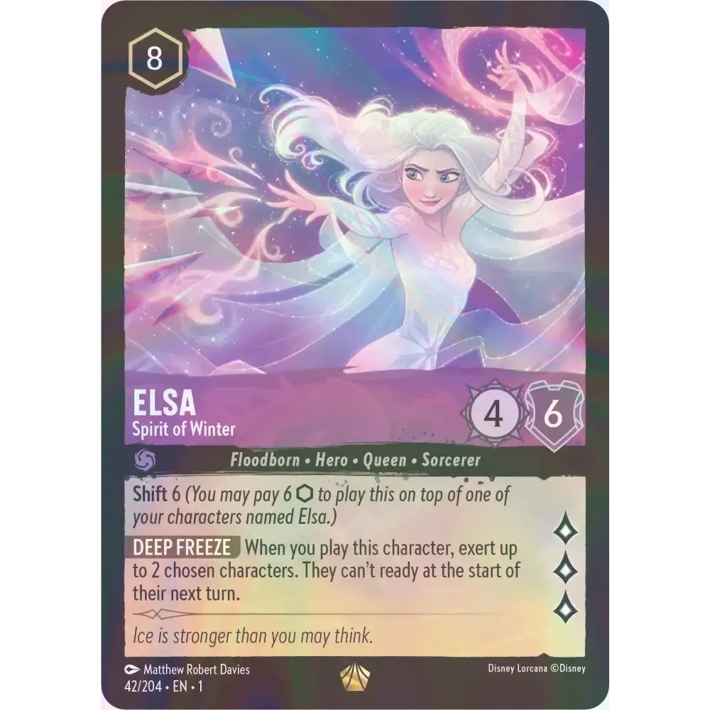 Elsa - Spirit of Winter - Foil (Legendary) - 42/204