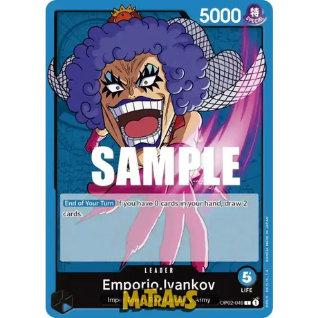 Emporio.Ivankov (Leader) - OP02-049 One Piece Singles Paramount War (OP02) 