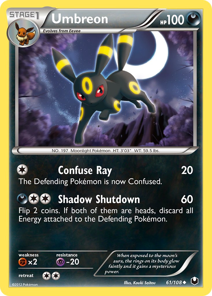 Umbreon Dark Explorers Kortspil