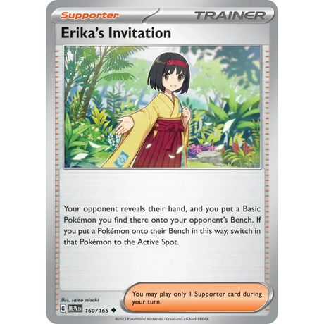 Erika’s Invitation - 160/165 - Enkeltkort