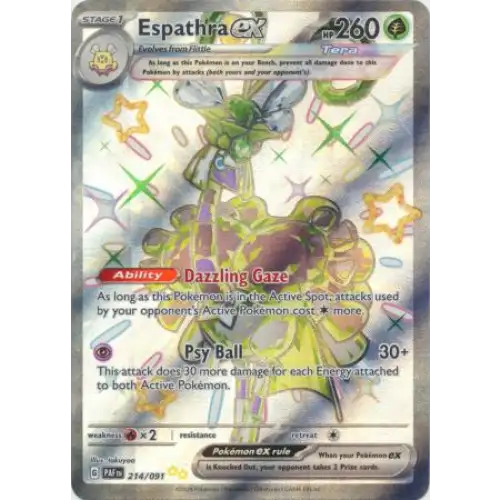 Espathra ex - Full Art Shiny - 214/091 - Enkeltkort