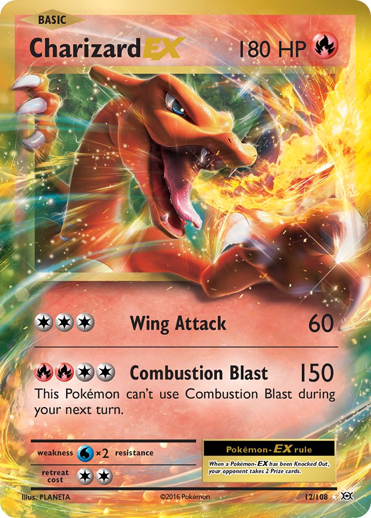 Charizard EX - Evolutions (Ultra Rare) [EVO-12] English / Near Mint / Normal