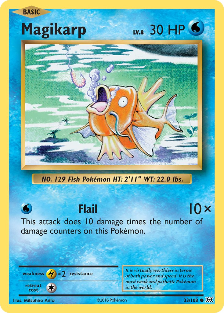 Magikarp - Evolutions (Common) [EVO-33] English / Near Mint / Normal