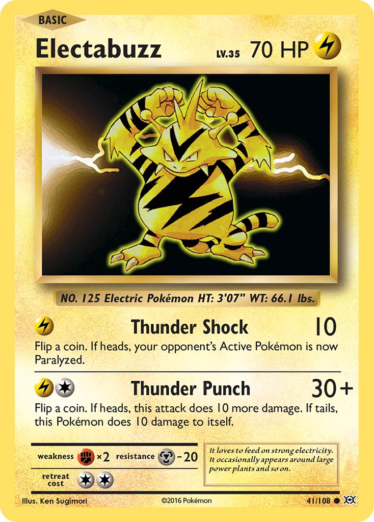 Electabuzz - Evolutions (Common) [EVO-41] English / Near Mint / Normal
