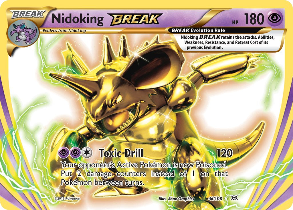 Nidoking BREAK - Evolutions (Holo Rare) [EVO-46] English / Near Mint / Normal