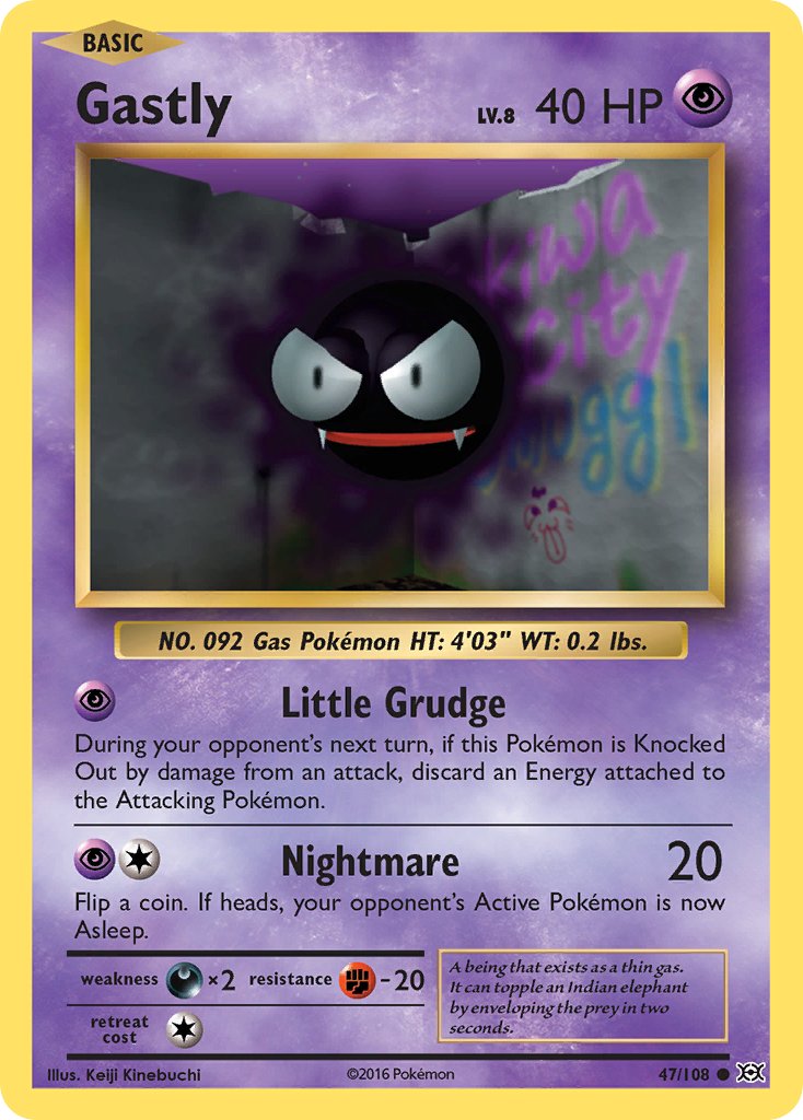 Gastly - Evolutions (Common) [EVO-47] English / Near Mint / Normal