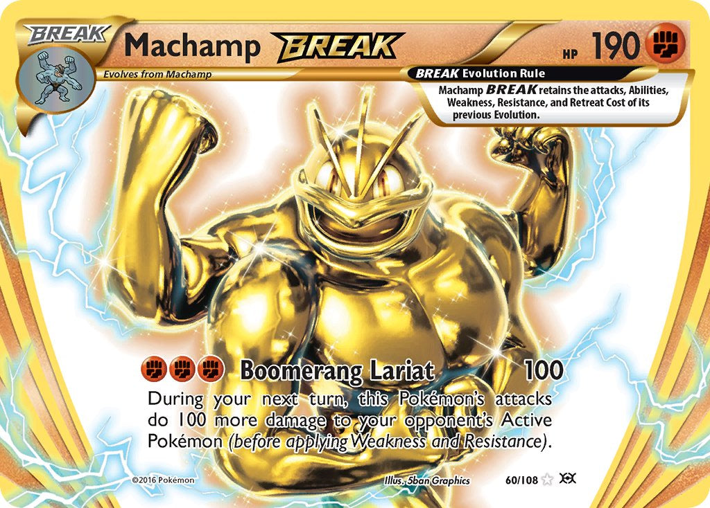 Machamp BREAK - Evolutions (Holo Rare) [EVO-60] English / Played / Normal