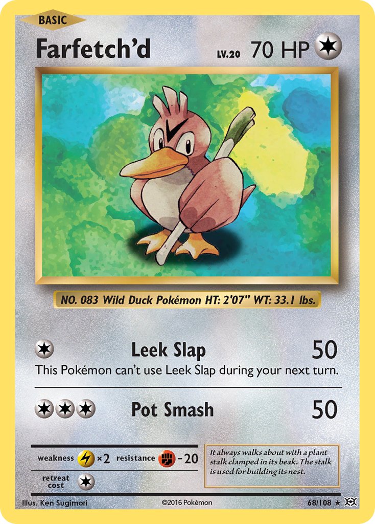Farfetch'd - Evolutions (Rare) [EVO-68] English / Near Mint / Normal