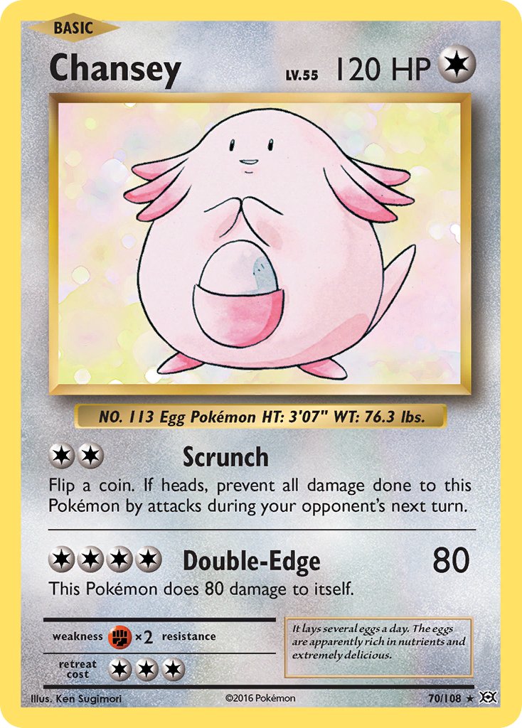 Chansey - Evolutions (Holo Rare) [EVO-70] English / Good / Normal